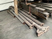 Gietijzeren kolommen (4 stuks)