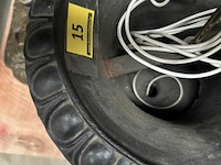 Gietijzeren lampedair - afbeelding 2 van  4