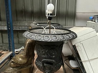 Gietijzeren lampedair - afbeelding 1 van  3