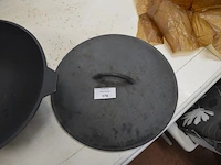 Gietijzeren pot met deksel diam. 47cm 12l - afbeelding 7 van  9