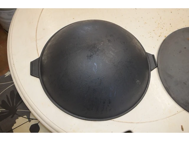 Gietijzeren pot met deksel diam. 47cm 12l - afbeelding 8 van  9