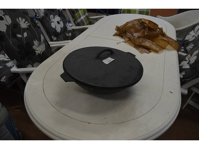 Gietijzeren pot met deksel diam. 47cm 12l - afbeelding 2 van  9
