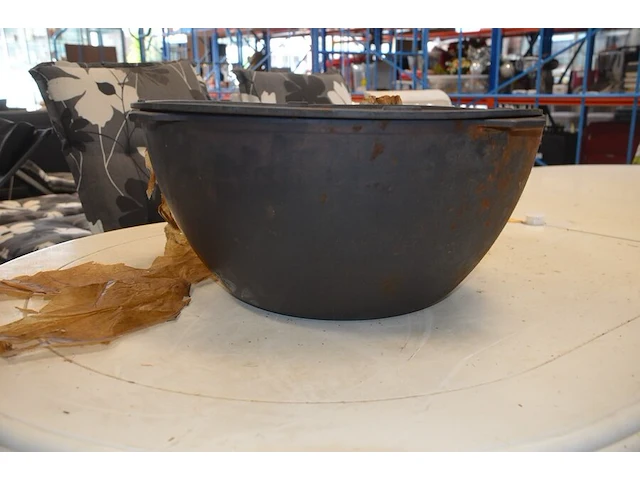 Gietijzeren pot met deksel diam. 55cm 40l - afbeelding 2 van  9