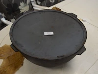 Gietijzeren pot met deksel diam. 55cm 40l - afbeelding 3 van  9