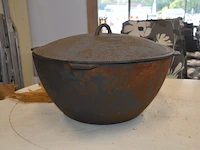 Gietijzeren pot met deksel diam. 55cm 40l - afbeelding 6 van  9