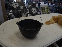 Gietijzeren pot zonder deksel met handvat diam. 33cm 10l - afbeelding 6 van  9