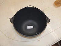Gietijzeren pot zonder deksel met handvat diam. 33cm 10l - afbeelding 7 van  9