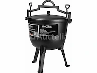 Gietijzeren zoekketel / kookpot 10l - afbeelding 2 van  3