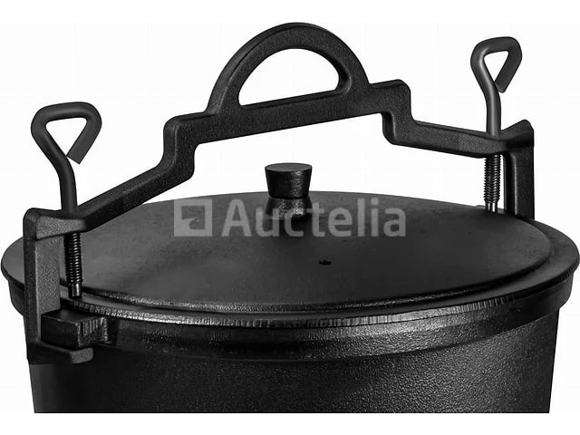 Gietijzeren zoekketel / kookpot 10l - afbeelding 3 van  3