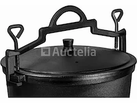Gietijzeren zoekketel / kookpot 10l - afbeelding 3 van  3