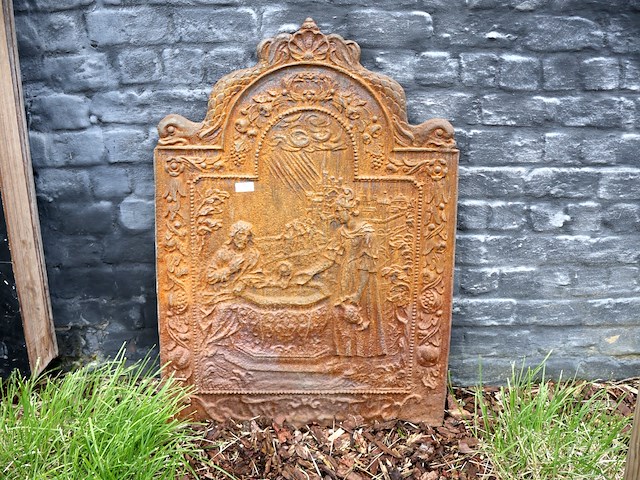 Gietijzerten haardplaat - afbeelding 1 van  4