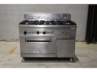 Giga - fornuis 6 pits met oven - afbeelding 1 van  4
