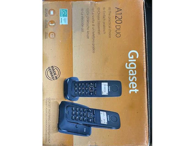 Gigaset 2 draagbare telefoons - bekabelt - various communication - afbeelding 1 van  1