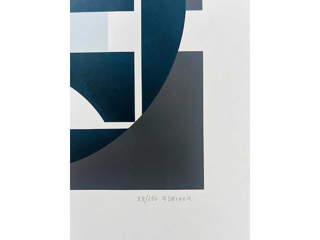 Gilbert decock - kleurenzeefdruk - lage instel - afbeelding 8 van  9