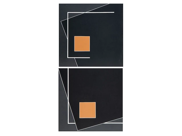 Gilbert decock (1928-2007), 'ka' and 'gatha', pendant paintings, oil on canvas, signed, dated (20)03 61 x 61 cm. (24.01 x 24.01 in.) - afbeelding 1 van  9