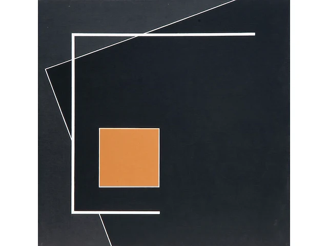 Gilbert decock (1928-2007), 'ka' and 'gatha', pendant paintings, oil on canvas, signed, dated (20)03 61 x 61 cm. (24.01 x 24.01 in.) - afbeelding 5 van  9
