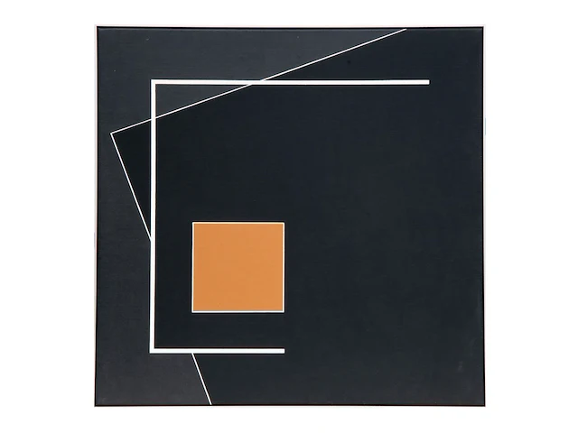 Gilbert decock (1928-2007), 'ka' and 'gatha', pendant paintings, oil on canvas, signed, dated (20)03 61 x 61 cm. (24.01 x 24.01 in.) - afbeelding 6 van  9