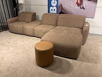 Gina collin camel 4 zit zetel elektrisch - afbeelding 1 van  4