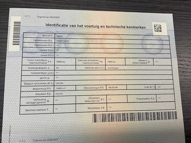 Ginaf x2223 paris dakar 4x4 service truck - afbeelding 27 van  39