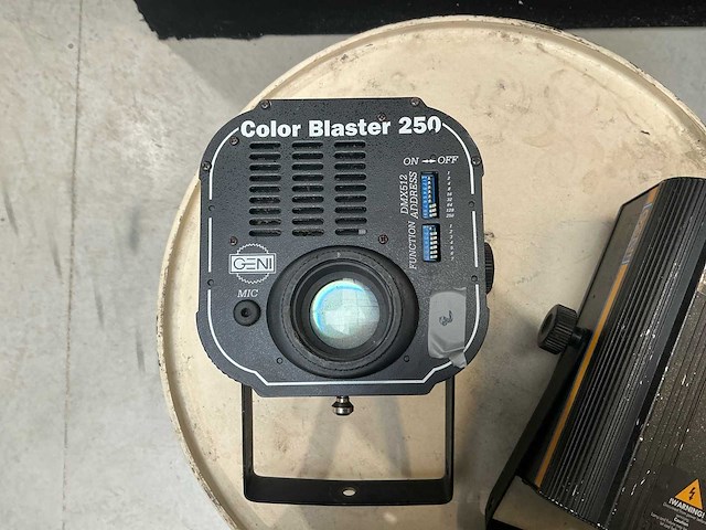 Gini color blaster 250 rgb spots overige lichttechniek (6x) - afbeelding 2 van  5