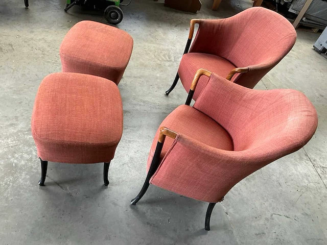 Giorgetti progetti club fauteuil (2x) - afbeelding 2 van  8