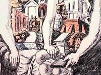 Giorgio de chirico - gli archeologi - afbeelding 2 van  4