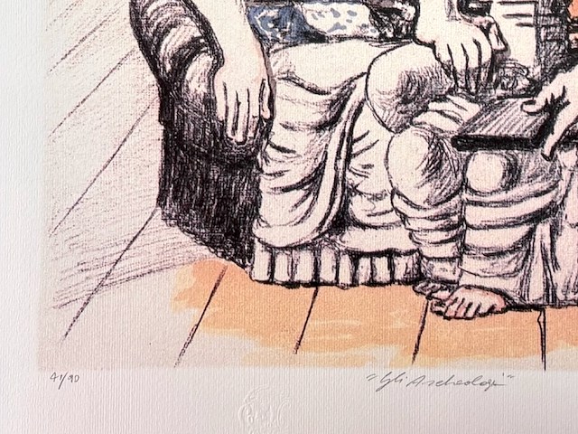 Giorgio de chirico - gli archeologi - afbeelding 3 van  4