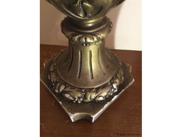 Gipsen vaas engelen - afbeelding 4 van  4