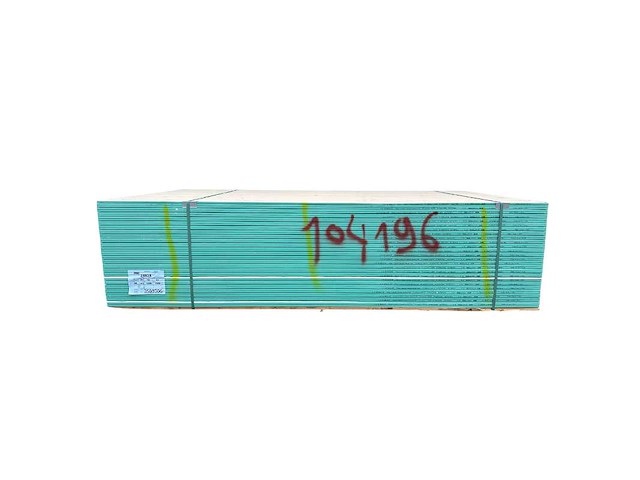 Gipsplaat groen wr 2ak 2.60x1.20 m 13mm lotkeuze 50 platen - afbeelding 1 van  4