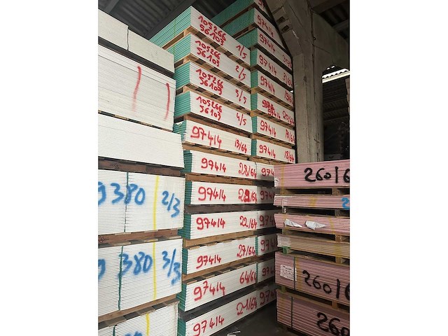 Gipsplaat groen wr 2ak 3.00x1.20m 13mm lotkeuze 20 platen - afbeelding 2 van  3