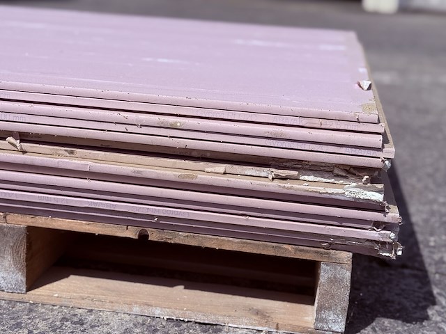 Gipsplaten roze groot formaat - afbeelding 4 van  4