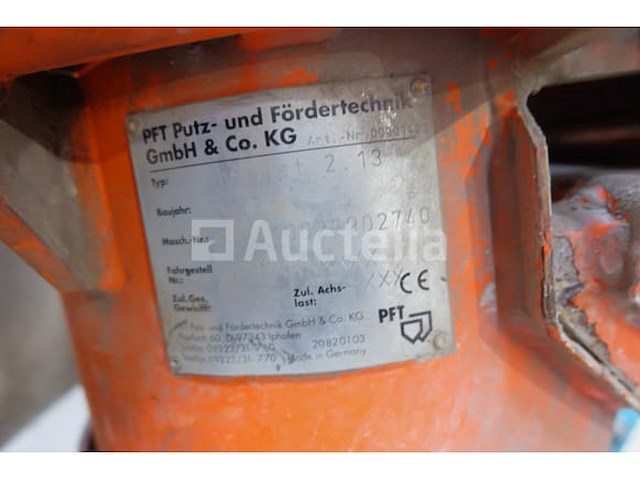 Gipsspuitmachine pft monojet 2.13 - afbeelding 12 van  13