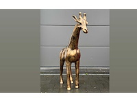 Giraf staand h108cm old gold - afbeelding 1 van  1