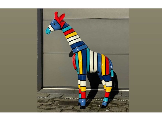 Giraffe h110cm multicolor - afbeelding 3 van  3