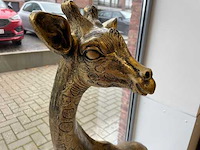 Giraffe staand h120cm gold - afbeelding 2 van  3