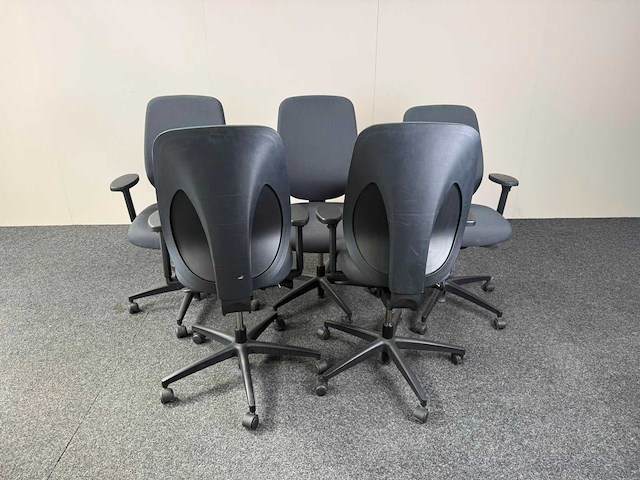 Giroflex - 353 - bureaustoelen (5x) - afbeelding 3 van  4