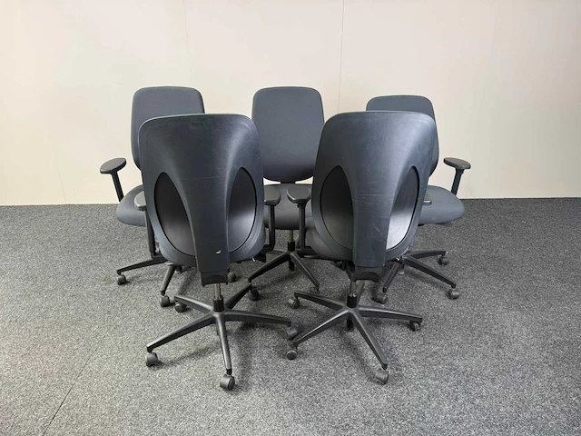 Giroflex - 353 - bureaustoelen (5x) - afbeelding 3 van  4