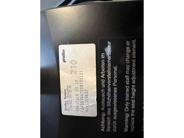 Giroflex - desk chairs (2x) - afbeelding 3 van  3