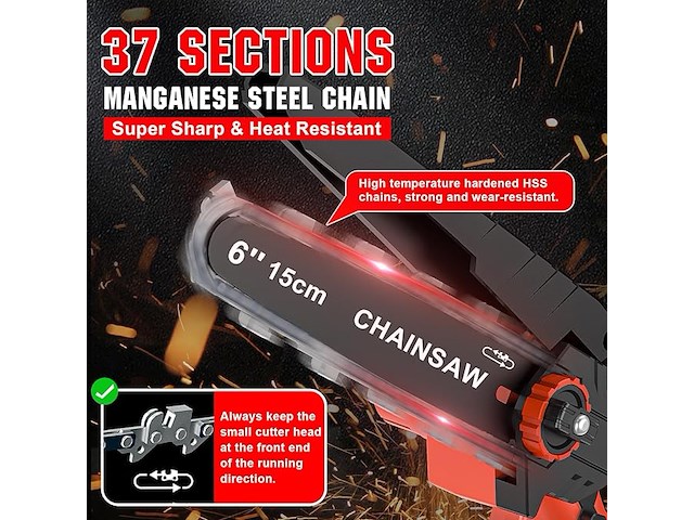 Gisam mini-kettingzaag - afbeelding 6 van  6