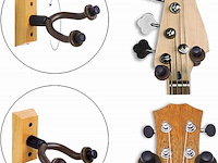 Gitaarhanger voor wandmontage 6 stuks - afbeelding 3 van  3