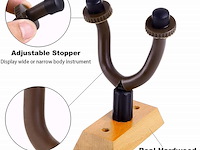 Gitaarhanger voor wandmontage 6 stuks - afbeelding 4 van  4