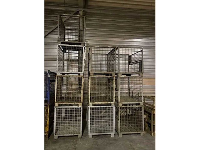 Gitterbox - magazijnbak 1230*830*970mm (3x) - afbeelding 1 van  2