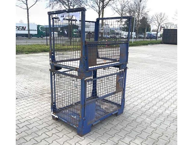 Gitterbox opklapbaar - stapelkratten (2x) - afbeelding 1 van  2