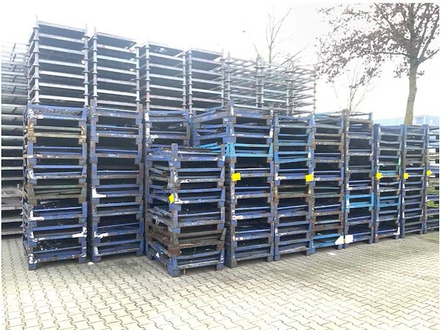 Gitterbox opklapbaar - stapelkratten (2x) - afbeelding 2 van  2