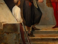 Giulio carlini (1830-1887), the venetian master presenting his work, 1851, oil on canvas 98 x 75 cm. (38.57 x 29.53 in.), frame: 121 x 98 cm. (47.64 x 38.57 in.) - afbeelding 7 van  8