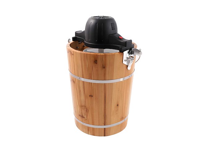 Givreto elektrische ijsmachine van hout 5,5 l - afbeelding 2 van  8