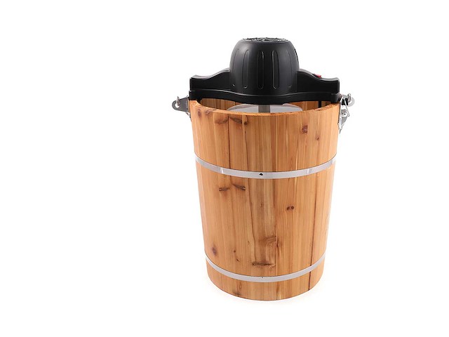 Givreto elektrische ijsmachine van hout 5,5 l - afbeelding 3 van  8