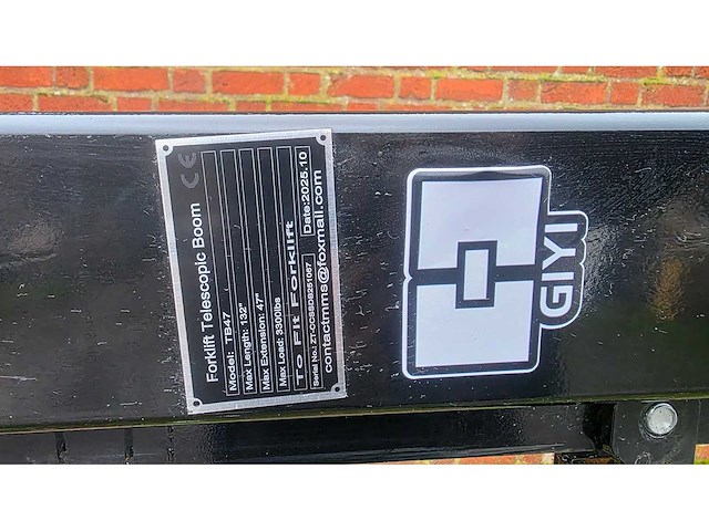 Giyi - 10-2025 - tb47 - heftruck toebehoren - afbeelding 2 van  6
