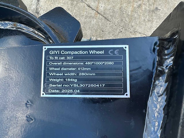 Giyi - 2025 - 307 - verdichtingswiel - afbeelding 8 van  8