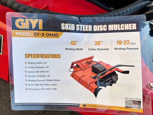 Giyi - 2025 - gy-x-dm43 - schijvenmaaier - afbeelding 4 van  14